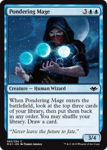 Pondering Mage - Modern Horizons - English - NM - MTG