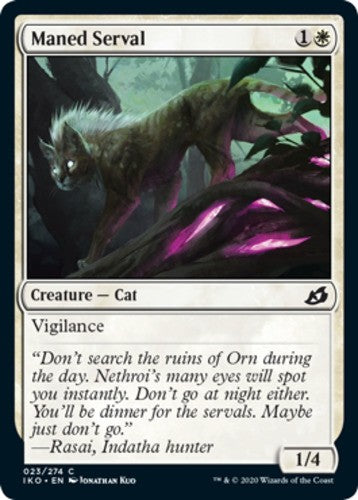 Maned Serval - Ikoria: Lair of Behemoths - English - NM - MTG