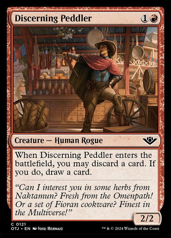 Discerning Peddler - Outlaws of Thunder Junction - English - NM - MTG