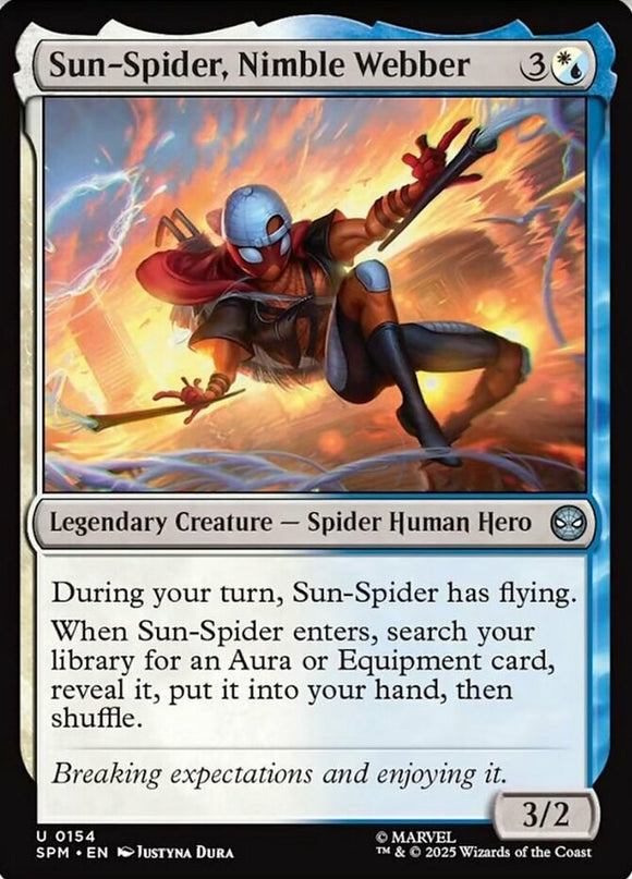 Sun-Spider, Nimble Webber - Marvel's Spider-Man - English - NM - MTG