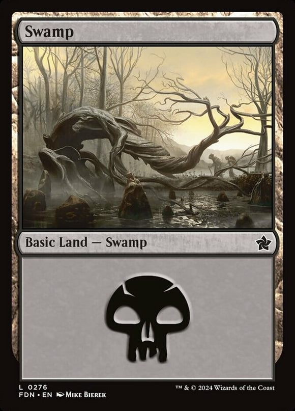 Swamp (0276) - Foundations - English - NM - MTG