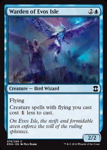 Warden of Evos Isle - Eternal Masters - English - NM - MTG