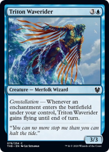 Triton Waverider - Theros Beyond Death - English - NM - MTG
