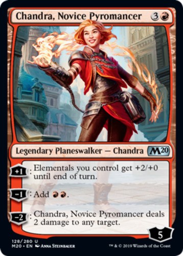 Chandra, Novice Pyromancer - Core Set 2020 (M20) - English - NM - MTG