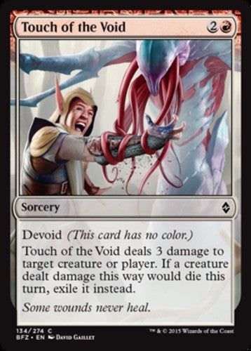 Touch of the Void - Battle for Zendikar - English - NM - MTG