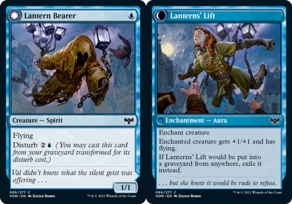 Lantern Bearer // Lanterns' Lift - Innistrad: Crimson Vow - English - NM - MTG
