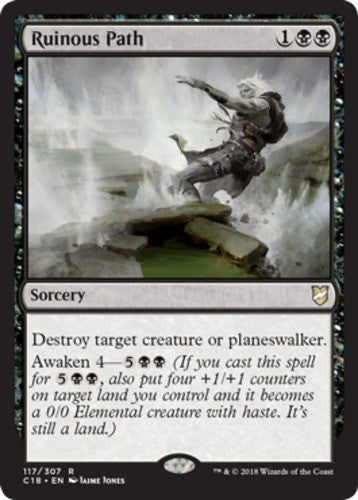 Ruinous Path - Commander 2018 - English - NM - MTG