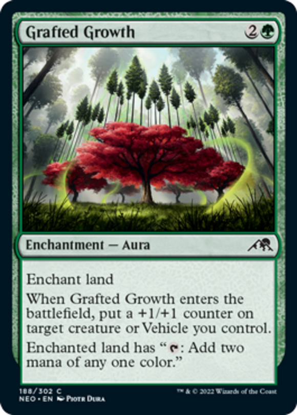Grafted Growth - Kamigawa: Neon Dynasty - English - NM - MTG