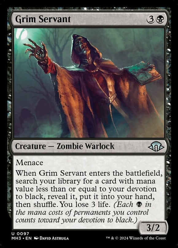 Grim Servant - Modern Horizons 3 - English - NM - MTG