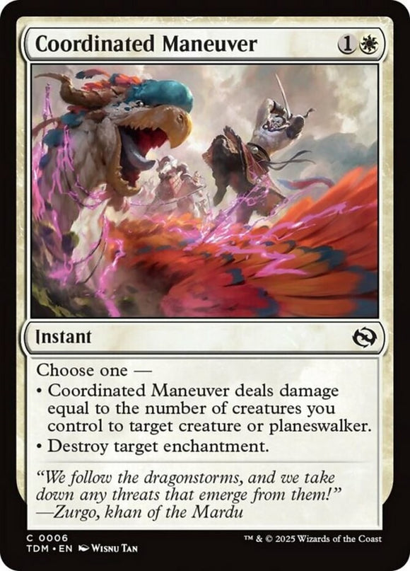 Coordinated Maneuver - Tarkir: Dragonstorm - English - NM - MTG