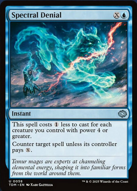 Spectral Denial - Tarkir: Dragonstorm - English - NM - MTG