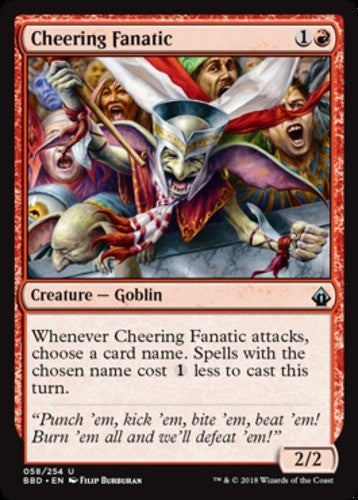 Cheering Fanatic - Battlebond - English - NM - MTG