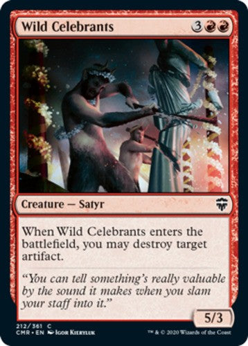 Wild Celebrants - Commander Legends - English - NM - MTG