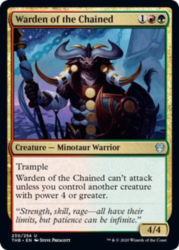 Warden of the Chained - Theros Beyond Death - English - NM - MTG