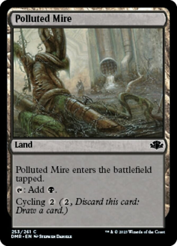 Polluted Mire - Dominaria Remastered - English - NM - MTG