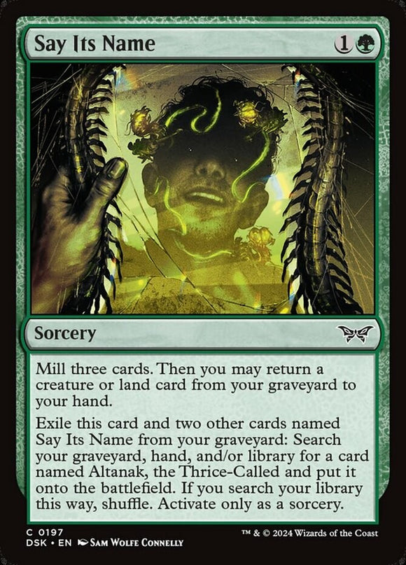 Say Its Name - Duskmourn: House of Horror - English - NM - MTG