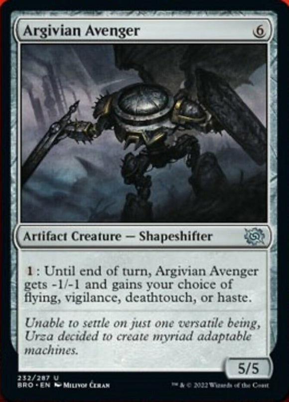 Argivian Avenger - The Brothers' War - English - NM - MTG
