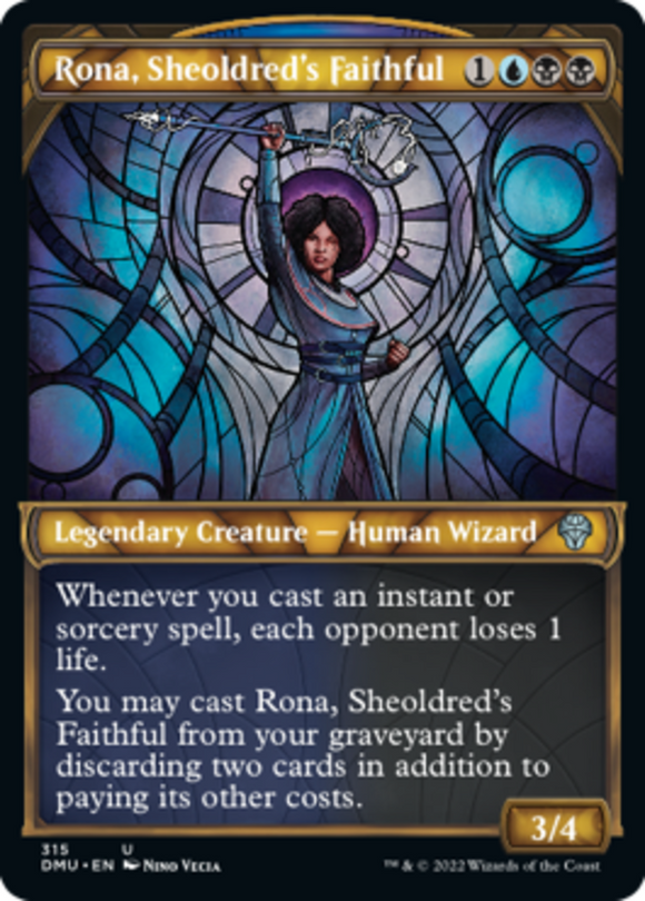 Rona, Sheoldred's Faithful - Showcase - Dominaria United - English - NM - MTG