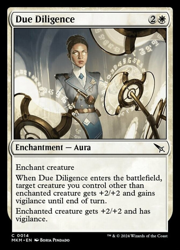 Due Diligence - Murders at Karlov Manor - English - NM - MTG