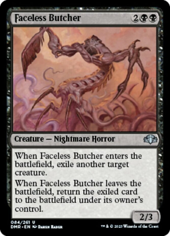 Faceless Butcher - Dominaria Remastered - English - NM - MTG