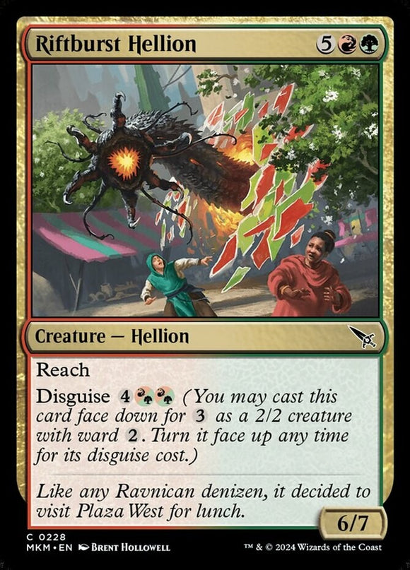 Riftburst Hellion - Murders at Karlov Manor - English - NM - MTG