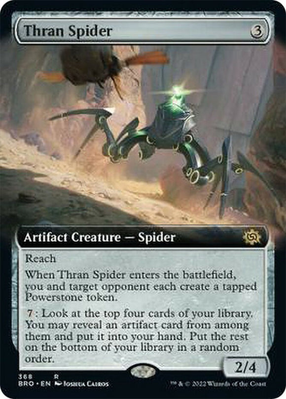 Thran Spider - Extended Art - The Brothers' War - English - NM - MTG
