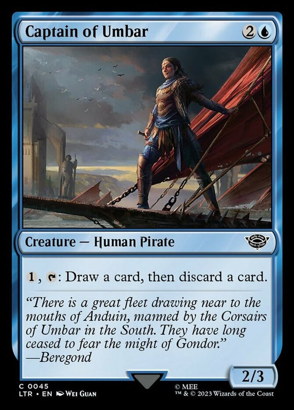 Captain of Umbar - Lord of the Rings - English - NM - MTG