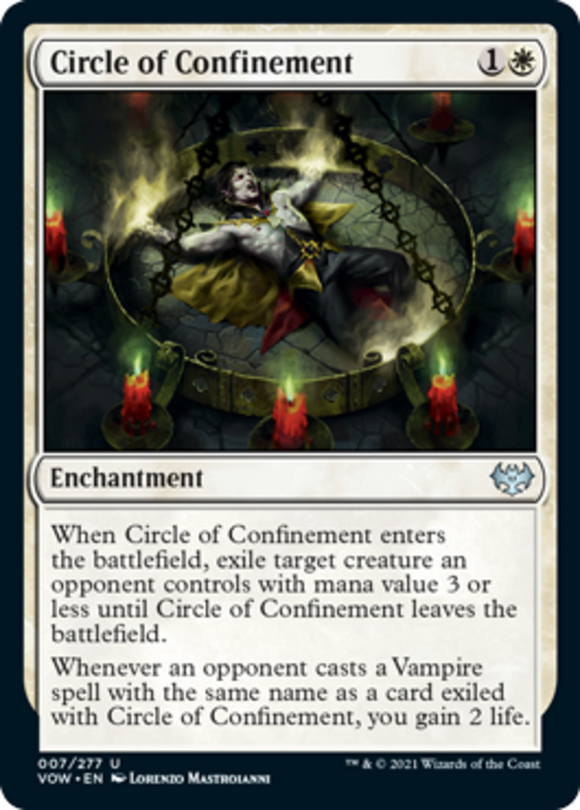 Circle of Confinement - Innistrad: Crimson Vow - English - NM - MTG