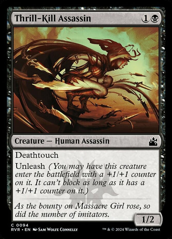Thrill-Kill Assassin - Ravnica Remastered - English - NM - MTG