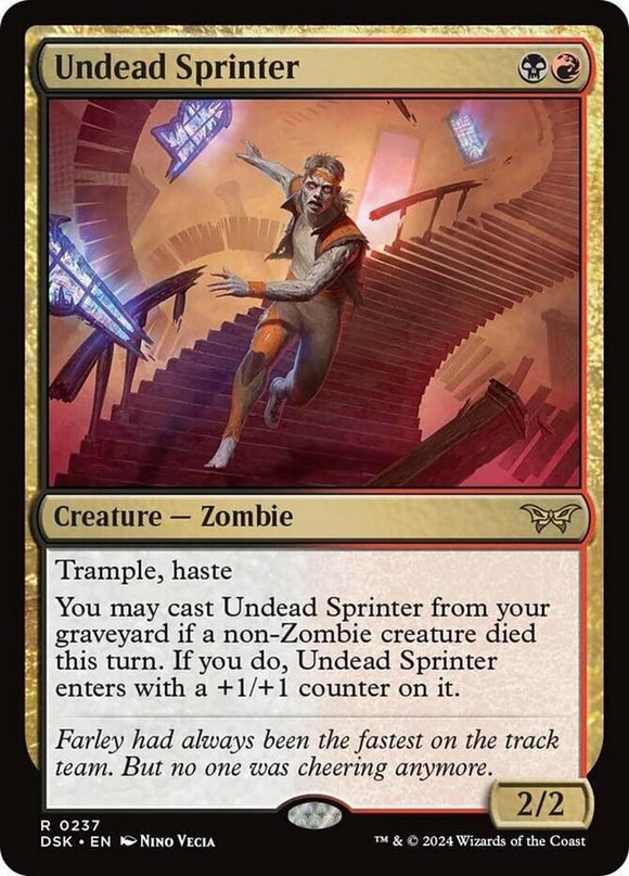 Undead Sprinter - Duskmourn: House of Horror - English - NM - MTG