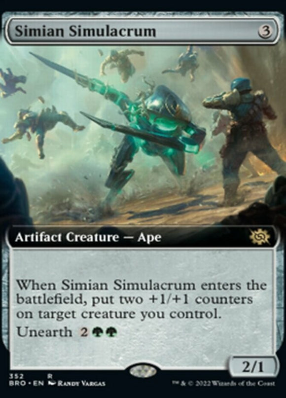 Simian Simulacrum - Extended Art - The Brothers' War - English - NM - MTG