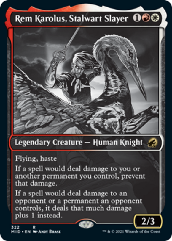 Rem Karolus, Stalwart Slayer - Showcase - Innistrad: Midnight Hunt - English - N