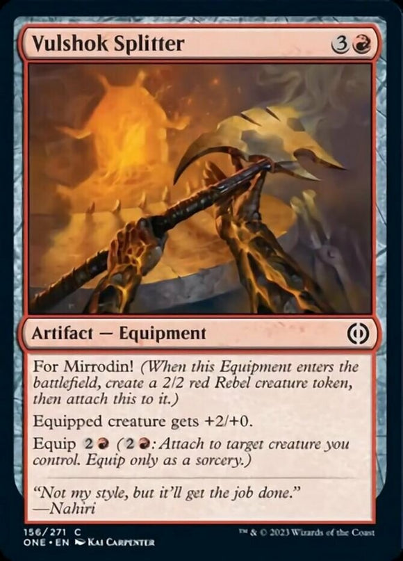 Vulshok Splitter - Phyrexia: All Will Be One - English - NM - MTG