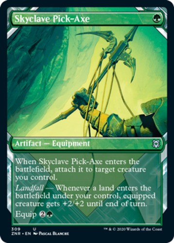 Skyclave Pick-Axe - Showcase - Zendikar Rising - English - NM - MTG