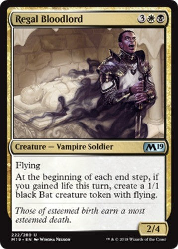 Regal Bloodlord - Core Set 2019 (M19) - English - NM - MTG