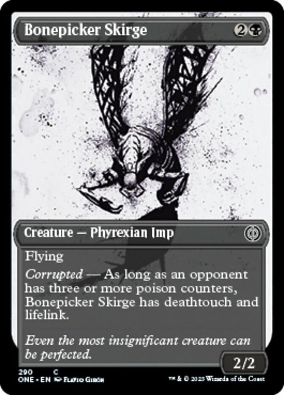Bonepicker Skirge - Showcase - Phyrexia: All Will Be One - English - NM - MTG