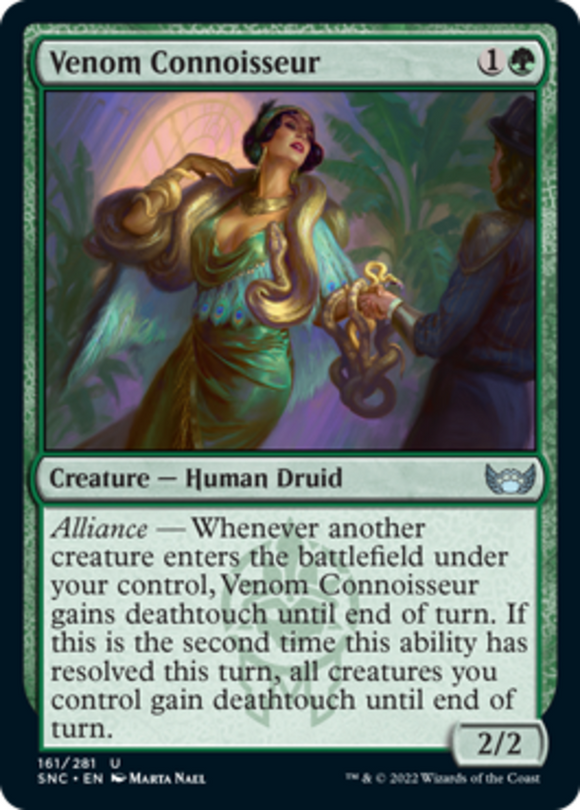 Venom Connoisseur - Streets of New Capenna - English - NM - MTG