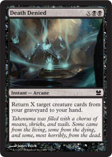 Death Denied - Modern Masters 2013 - English - NM - MTG