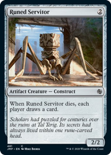Runed Servitor - Jumpstart - English - NM - MTG