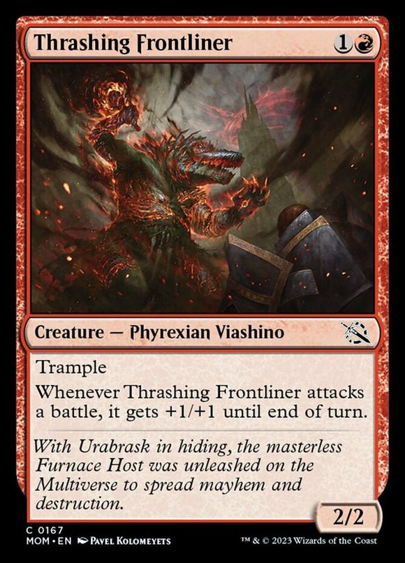 Thrashing Frontliner - March of the Machines - English - NM - MTG
