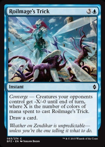 Roilmage's Trick - Battle for Zendikar - English - NM - MTG