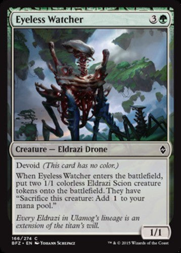 Eyeless Watcher - Battle for Zendikar - English - NM - MTG