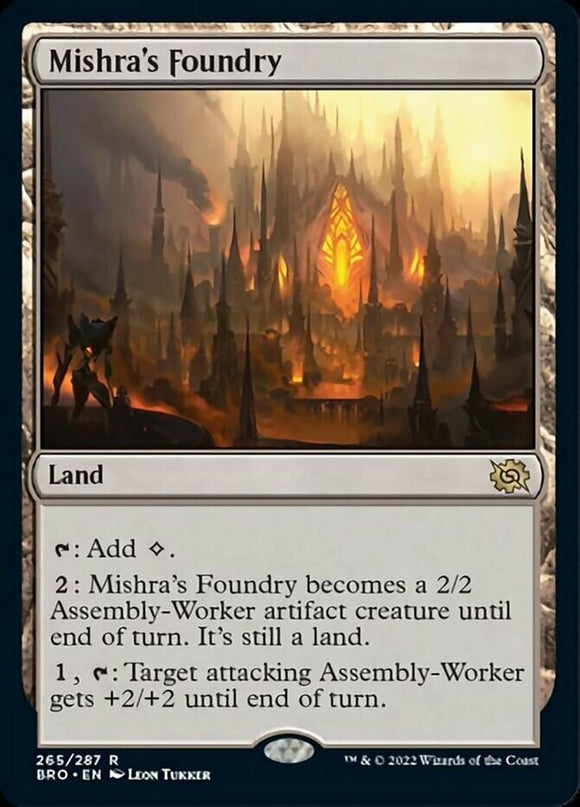 Mishra's Foundry - The Brothers' War - English - NM - MTG