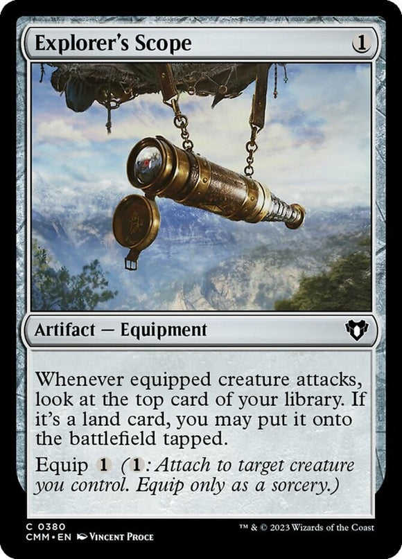 Explorer's Scope - Commander Masters - English - NM - MTG