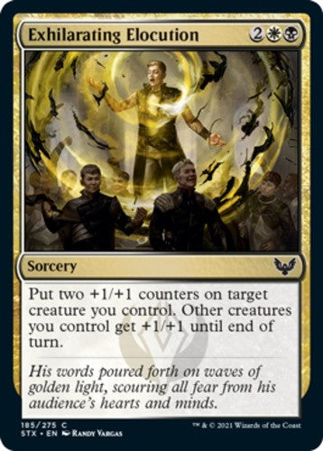 Exhilarating Elocution - Strixhaven: School of Mages - English - NM - MTG
