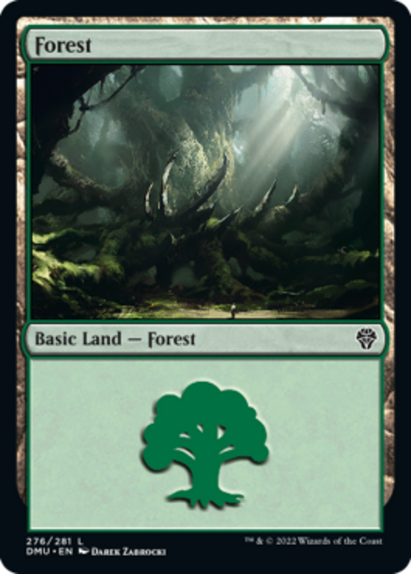 Forest (276) - Dominaria United - English - NM - MTG
