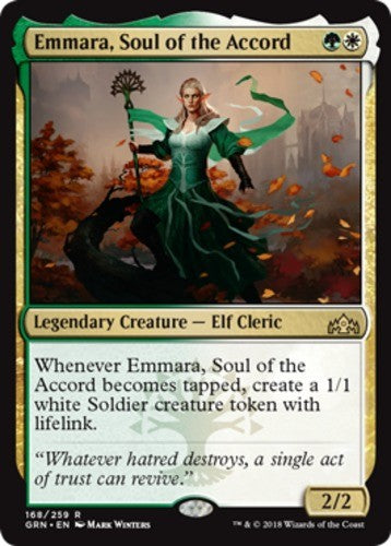 Emmara, Soul of the Accord - Guilds of Ravnica - English - NM - MTG
