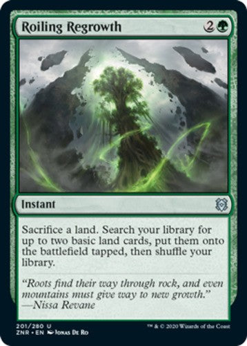 Roiling Regrowth - Zendikar Rising - English - NM - MTG