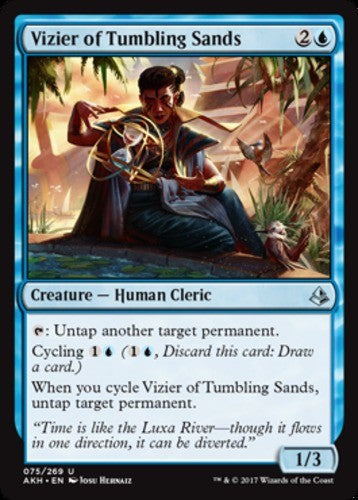 Vizier of Tumbling Sands - Amonkhet - English - NM - MTG