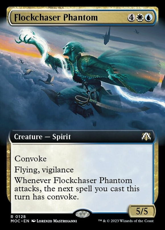 Flockchaser Phantom - Extended Art - Commander: March of the Machines - English